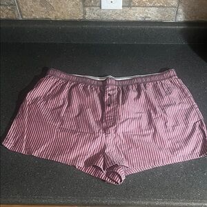 Pink Victoria Secret boxer sleep shorts